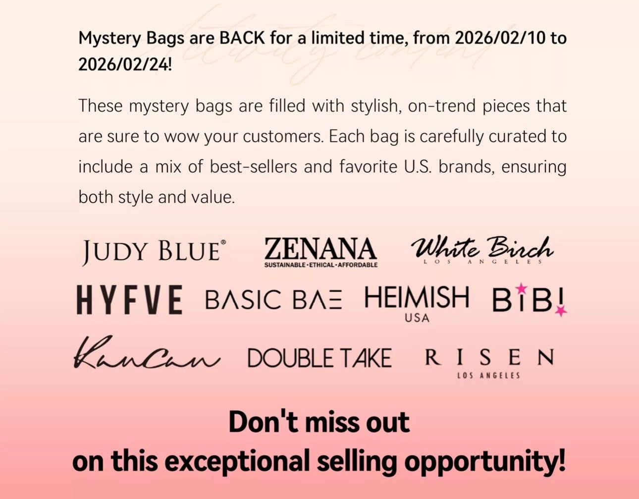 Mystery Bag of 5 Items